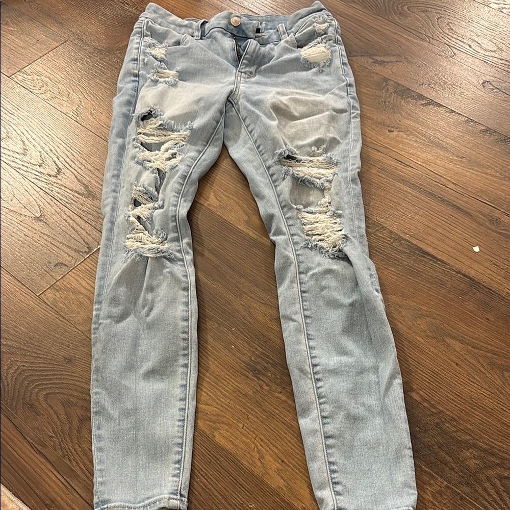 American Eagle Light Wash Denim